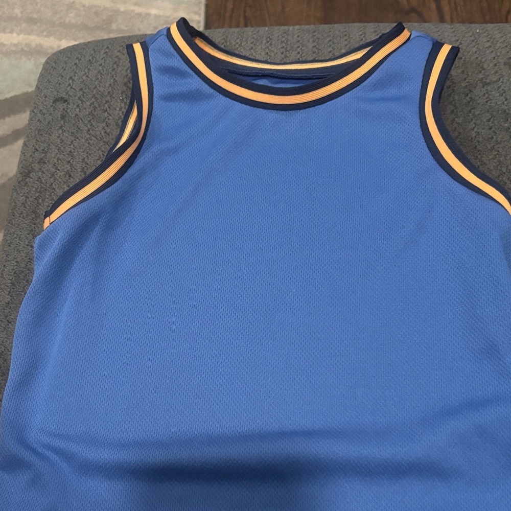🟢10/$10 - Old Navy Blue and Yellow Kids Tank Top